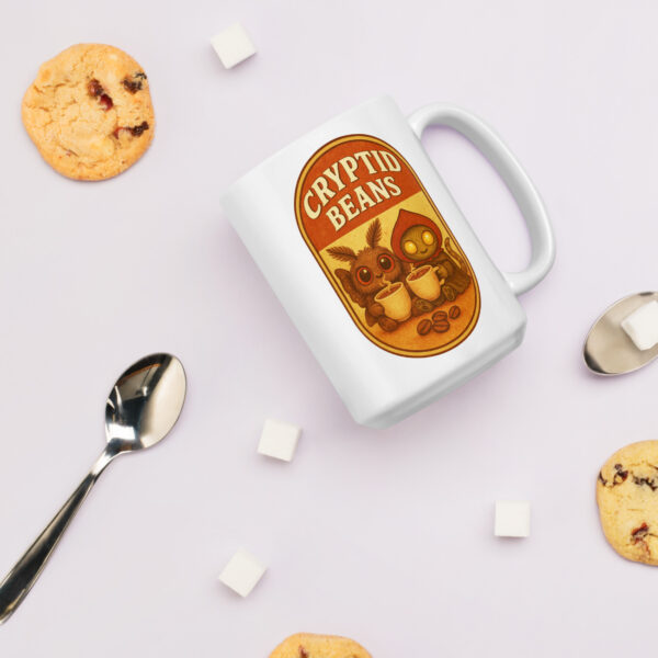 white-glossy-mug-white-15-oz-cookies-693de8fa7f456.jpg Cryptid Beans 15oz Mug