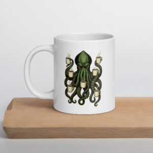 white-glossy-mug-white-20-oz-cutting-board-693cb933c48b5.jpg Kraken Coffee Break 11oz or 20ox Mug